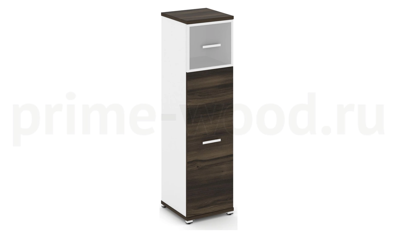 Шкаф одна узкая секция, 4 ниши CN.STU-414 RM B/W - фото 5