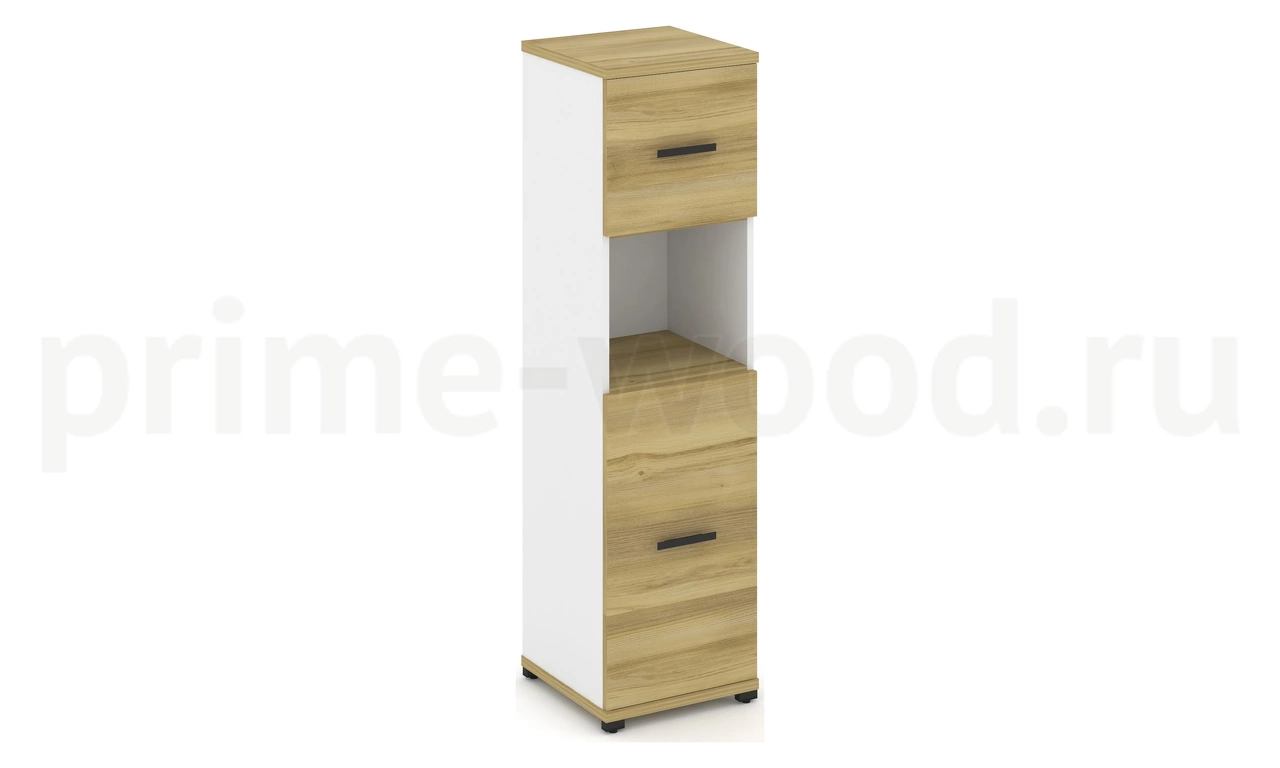 Шкаф одна узкая секция, 4 ниши CN.STU-415 B/W - фото 1