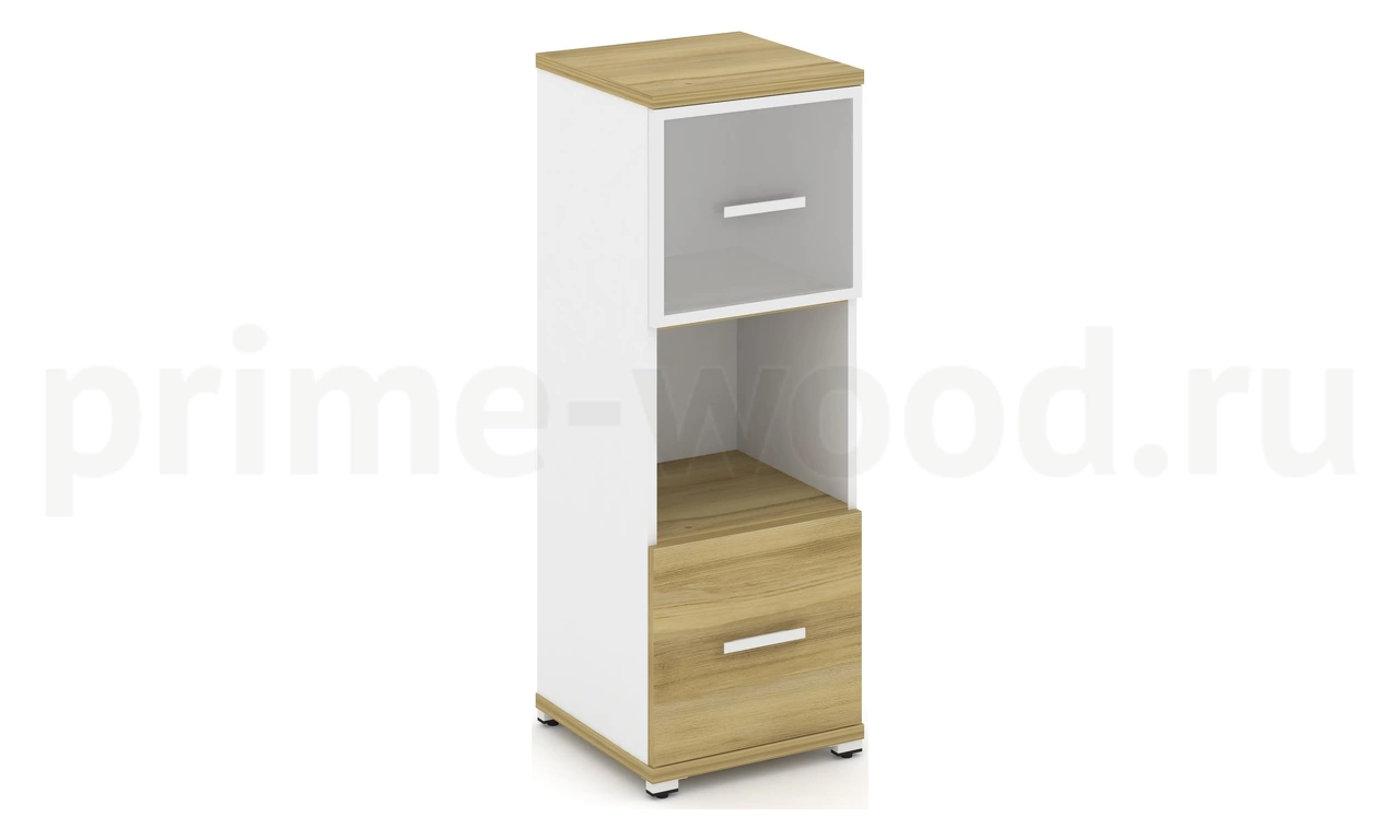 Шкаф одна узкая секция, 3 ниши CN.STU-315 RM B/W - фото 2