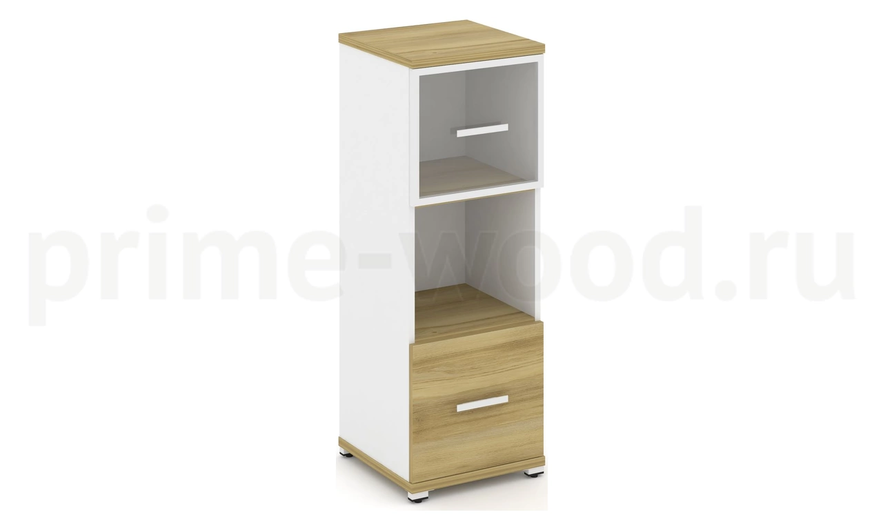 Шкаф одна узкая секция, 3 ниши CN.STU-315 RP B/W - фото 2
