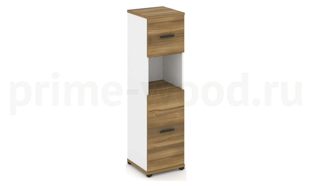 Шкаф одна узкая секция, 4 ниши CN.STU-415 B/W - фото 3