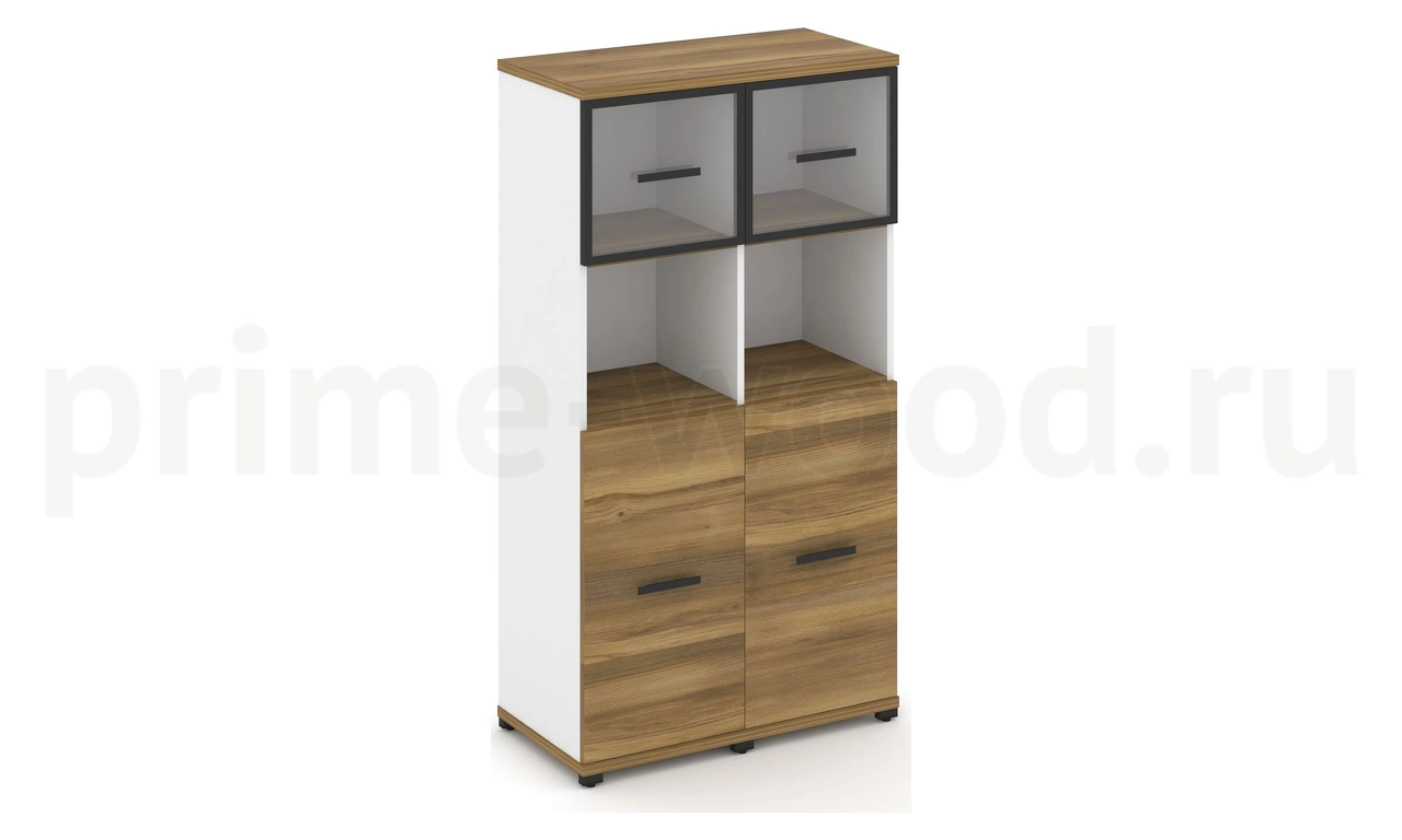 Шкаф две узкие секции, 4 ниши CN.STU-425 RP B/W - фото 3
