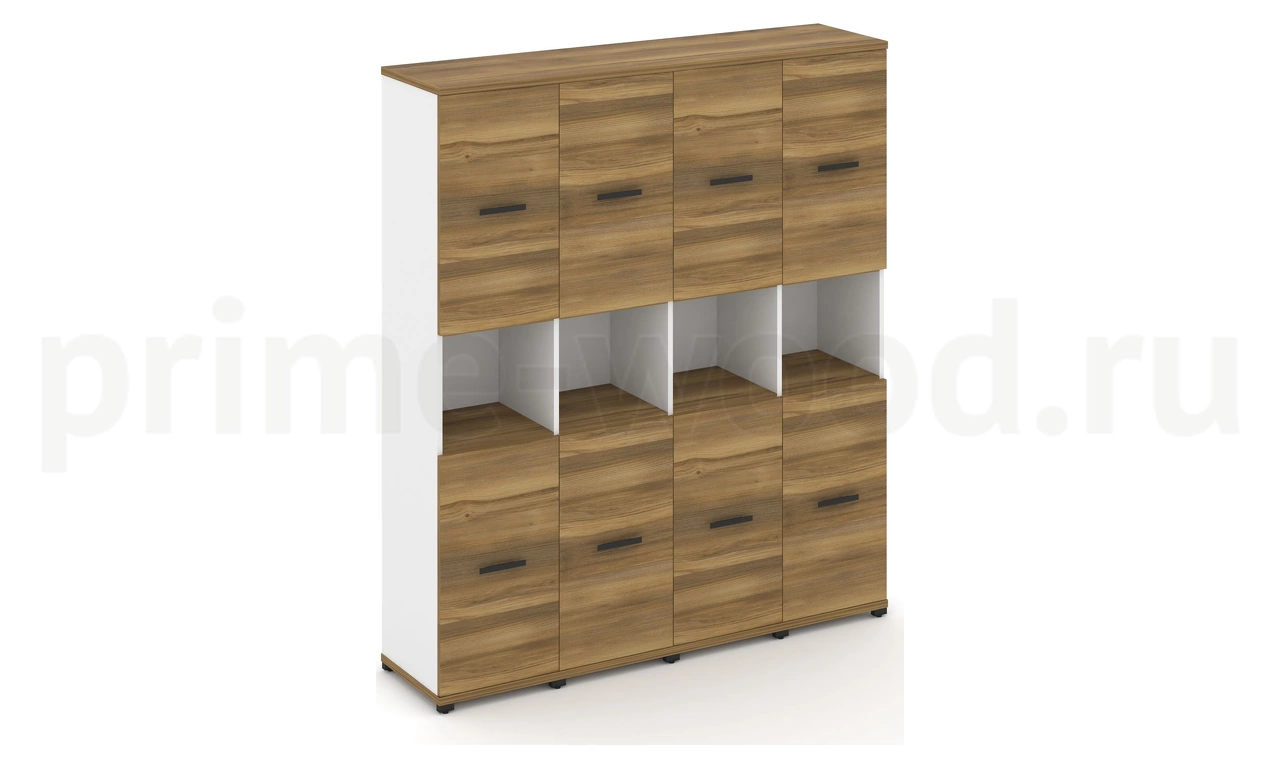 Шкаф четыре узкие секции, 5 ниш CN.STU-543 B/W - фото 3