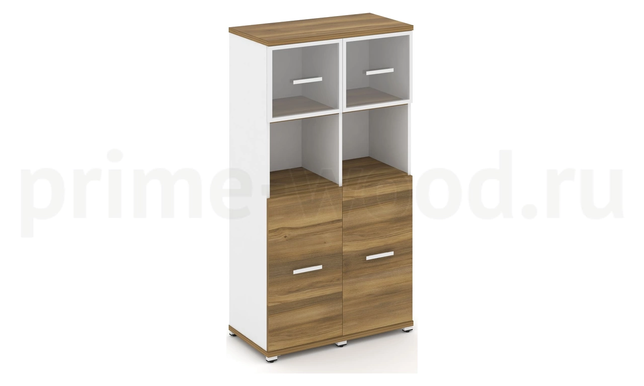 Шкаф две узкие секции, 4 ниши CN.STU-425 RP B/W - фото 4