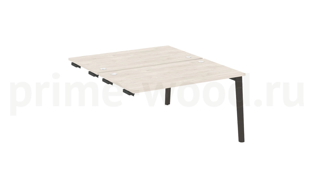Стол-приставка двойной к опорным элементам, опоры - массив дерева ONIX WOOD 138x164x75 - фото 4