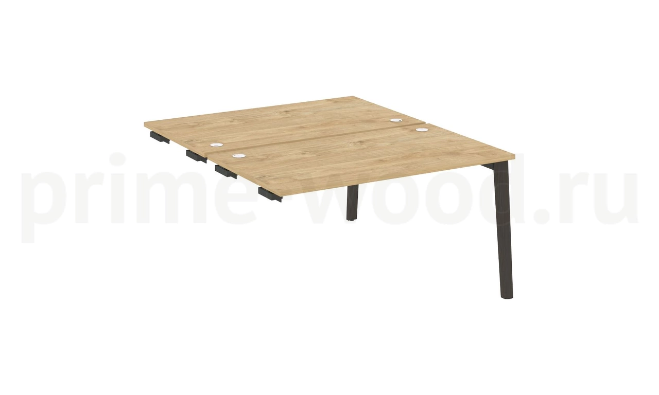 Стол-приставка двойной к опорным элементам, опоры - массив дерева ONIX WOOD 138x164x75 - фото 8