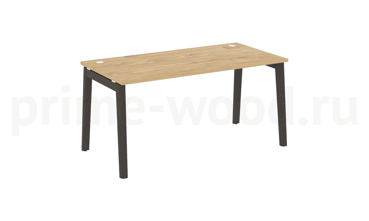 Стол письменный, опоры - массив дерева ONIX WOOD 158x80x75 - фото 8