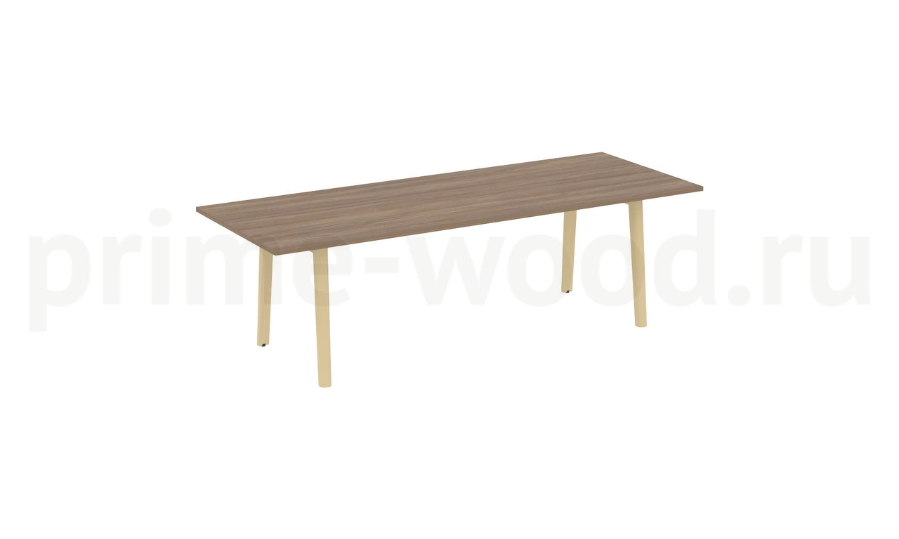 Стол переговорный, опоры - массив дерева ONIX WOOD 258x98x75 - фото 3