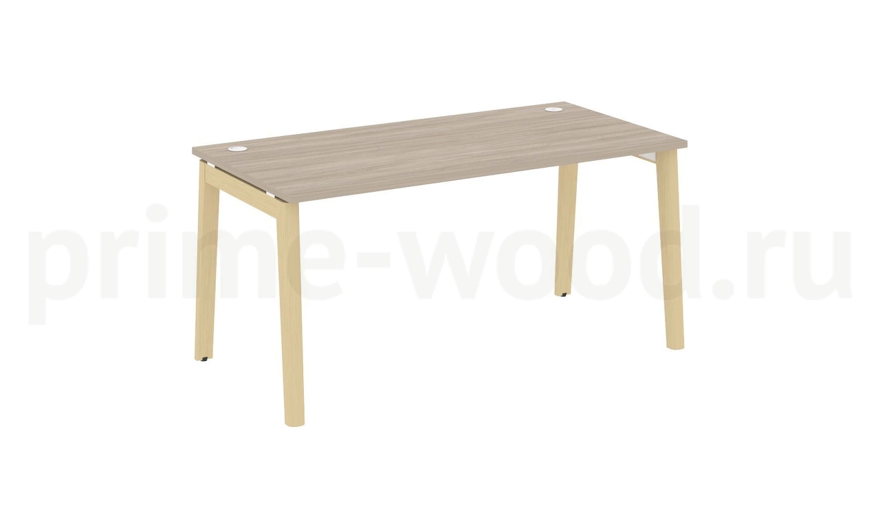 Стол письменный, опоры - массив дерева ONIX WOOD 158x80x75 - фото 1