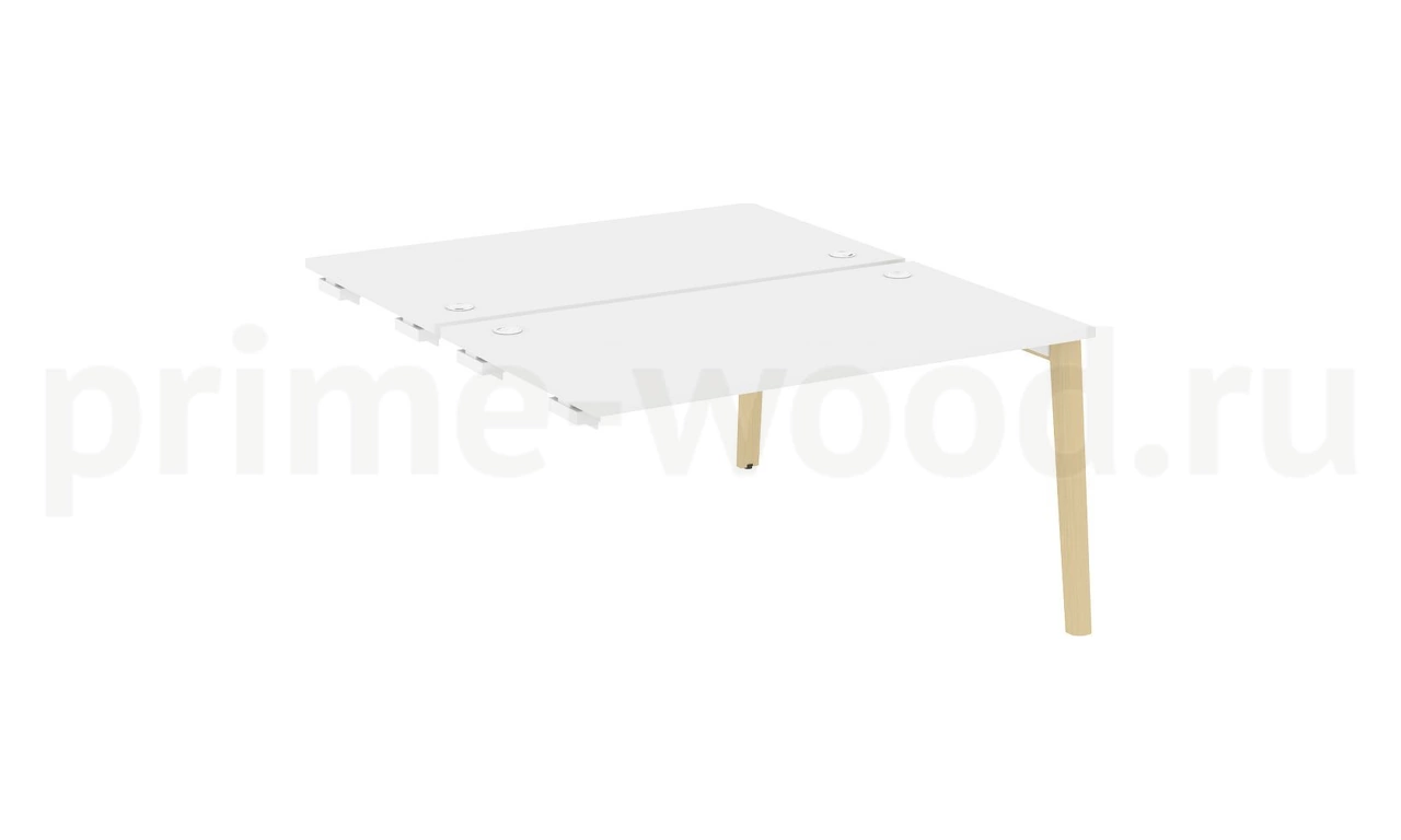 Стол-приставка двойной к опорным элементам, опоры - массив дерева ONIX WOOD 138x164x75 - фото 7