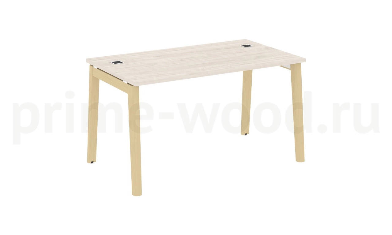 Стол рабочий руководителя, опоры - массив дерева ONIX WOOD DIRECT 138x80x75 - фото 5