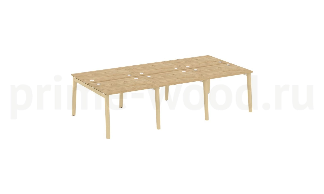 Рабочая станция, опоры - массив дерева ONIX WOOD 294x148x75 - фото 9