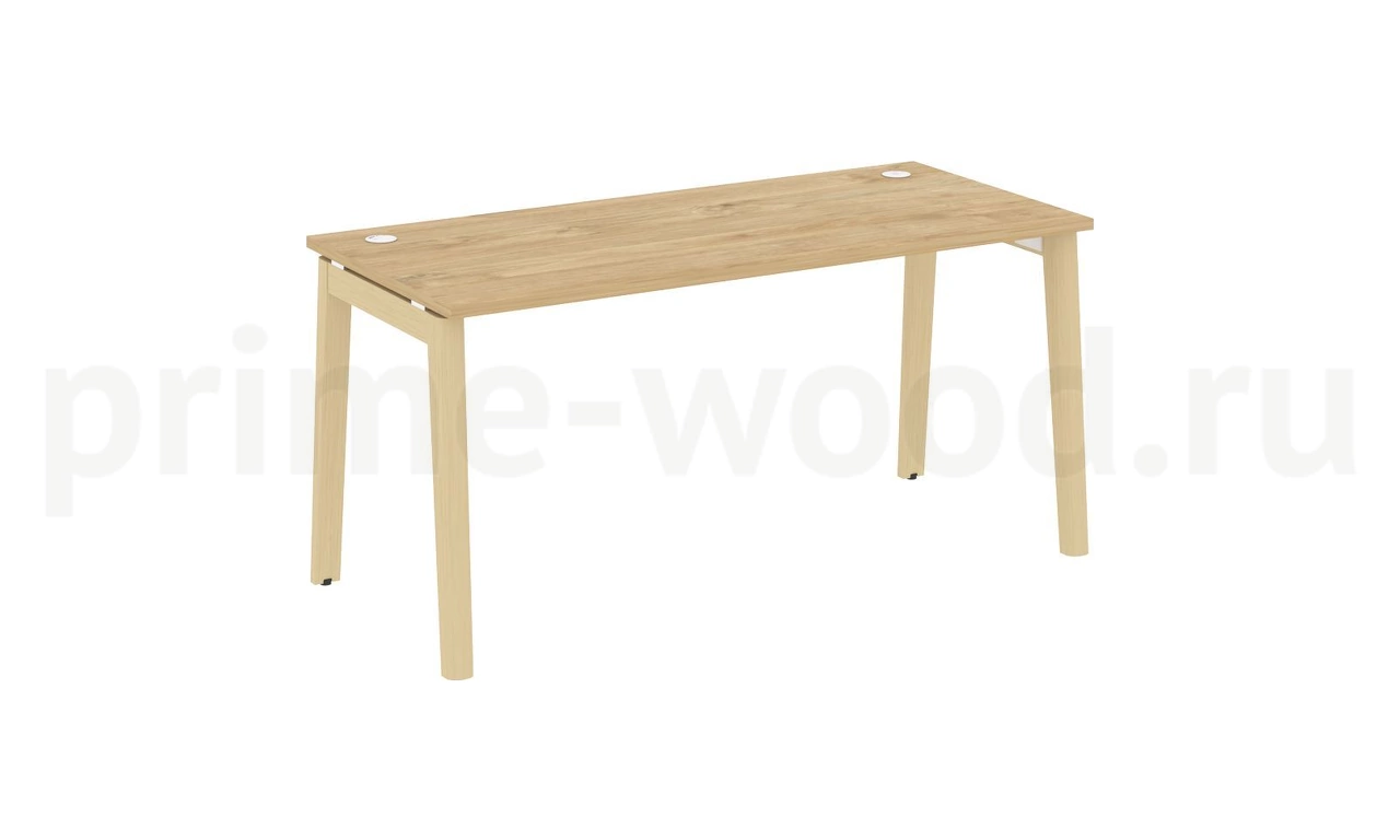 Стол письменный, опоры - массив дерева ONIX WOOD 158x72x75 - фото 9